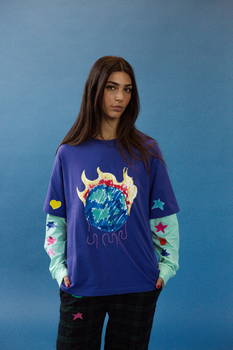 【INCHANT ME】24SS★ [INC MADE] Duo Layered Shirt Long OP Cody Long Sleeve Shirt at Equipment