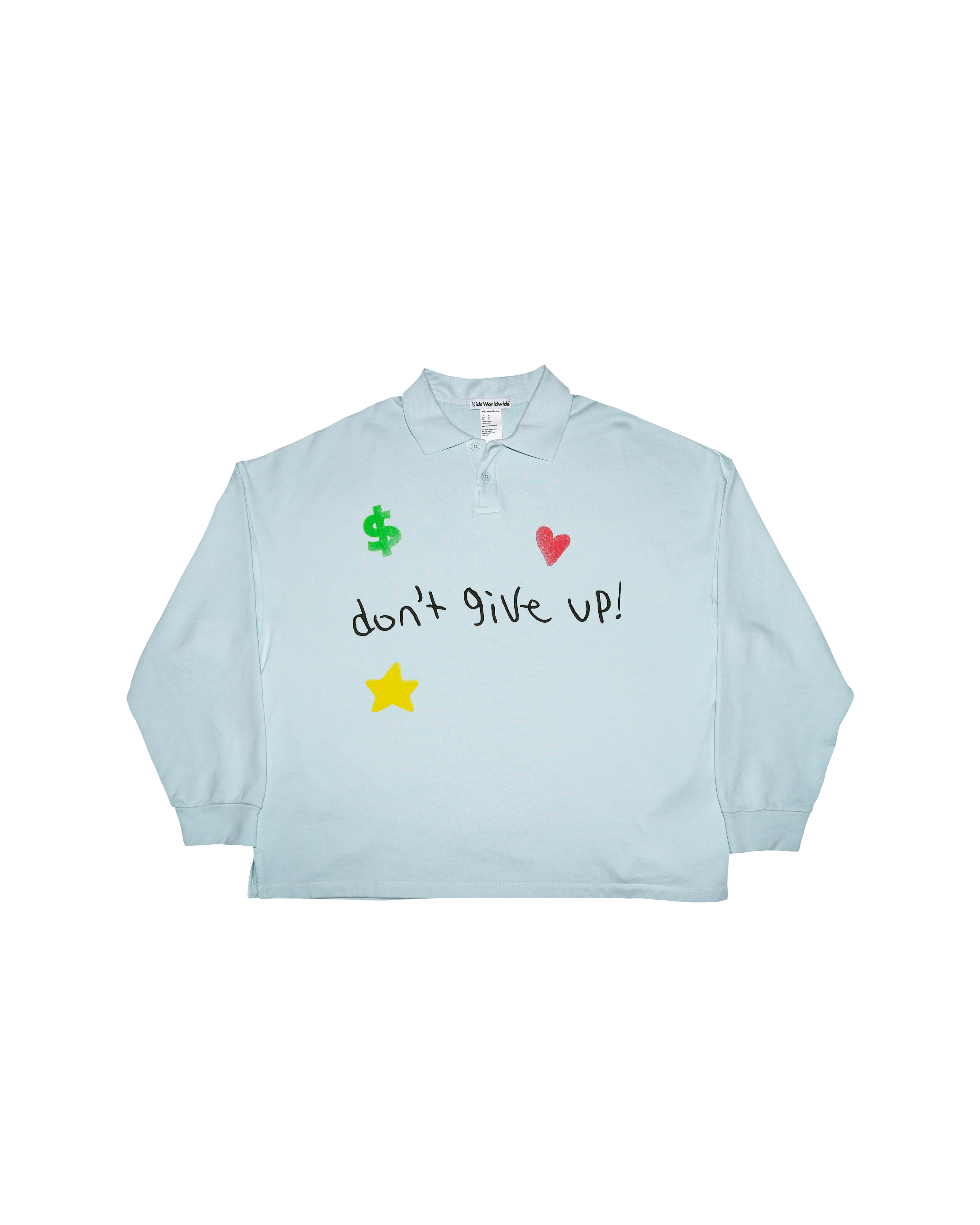 Don't Give Up Polo Longsleeve