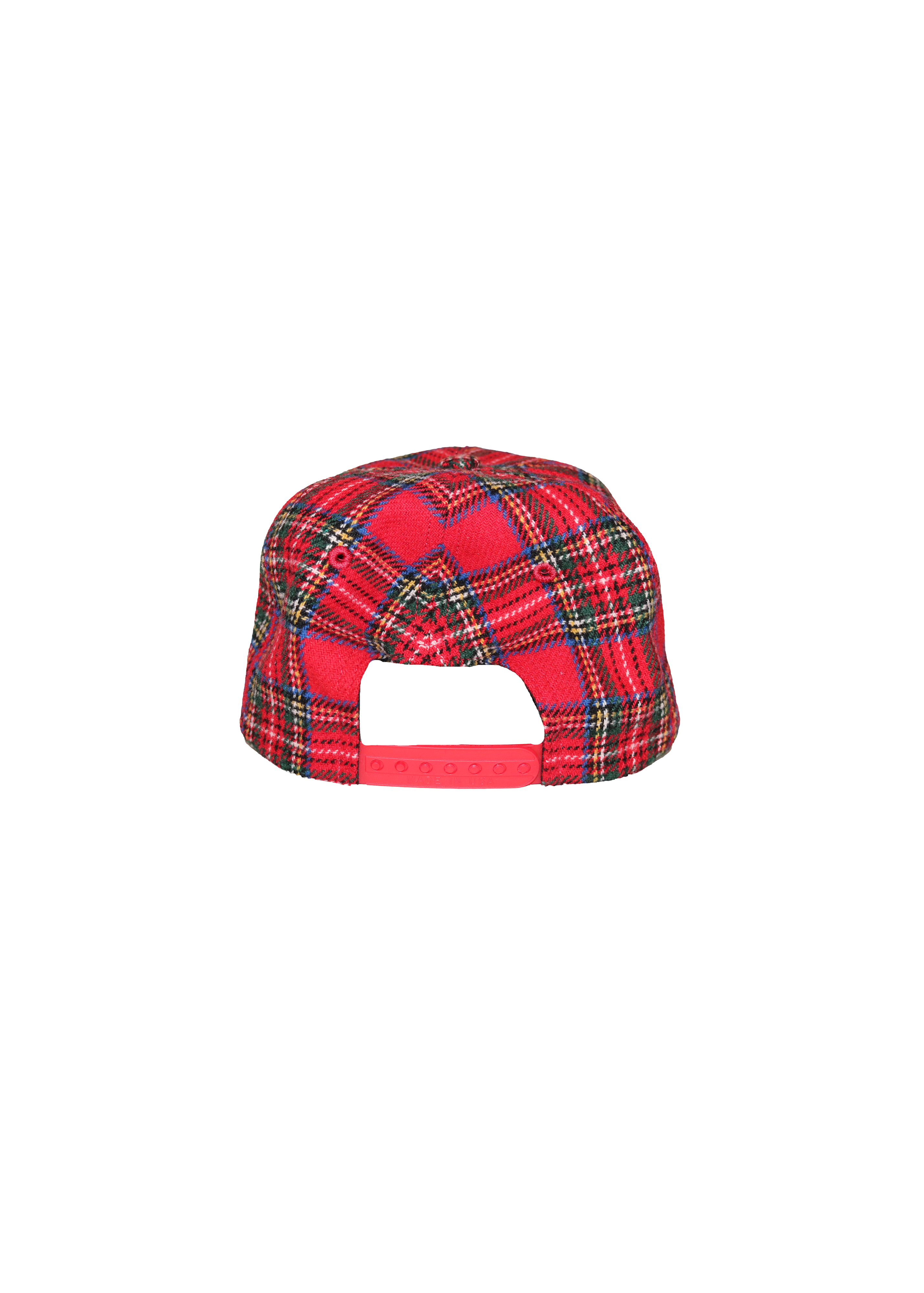 Plaid Red Happy Hat