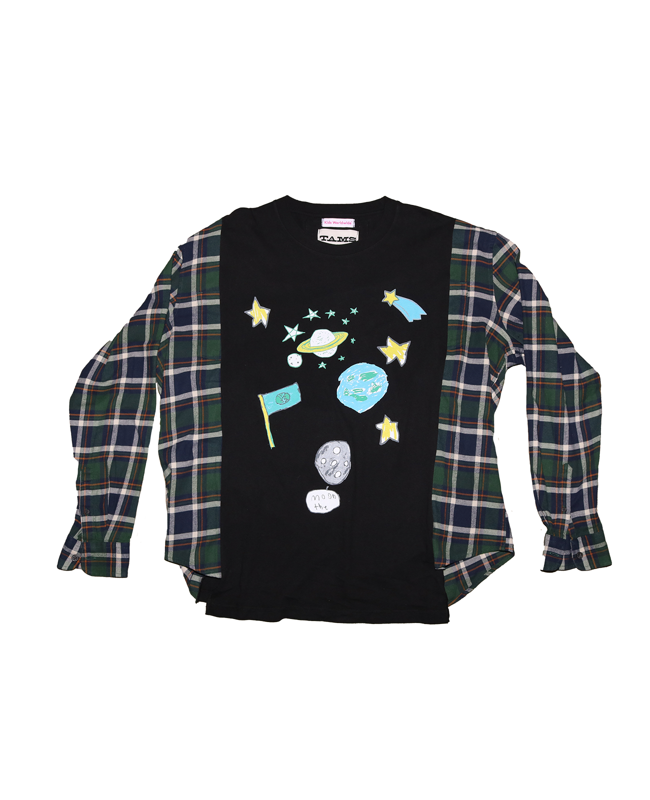 Planet Tee  Repurposed Shirt