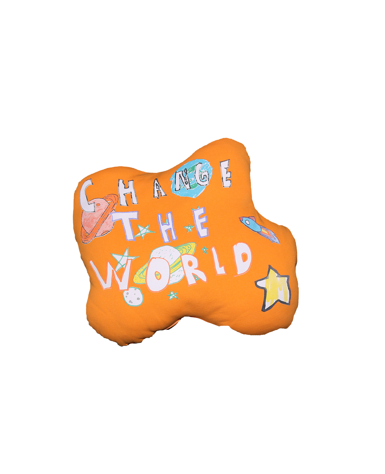 Change The World Repurposed Pillow