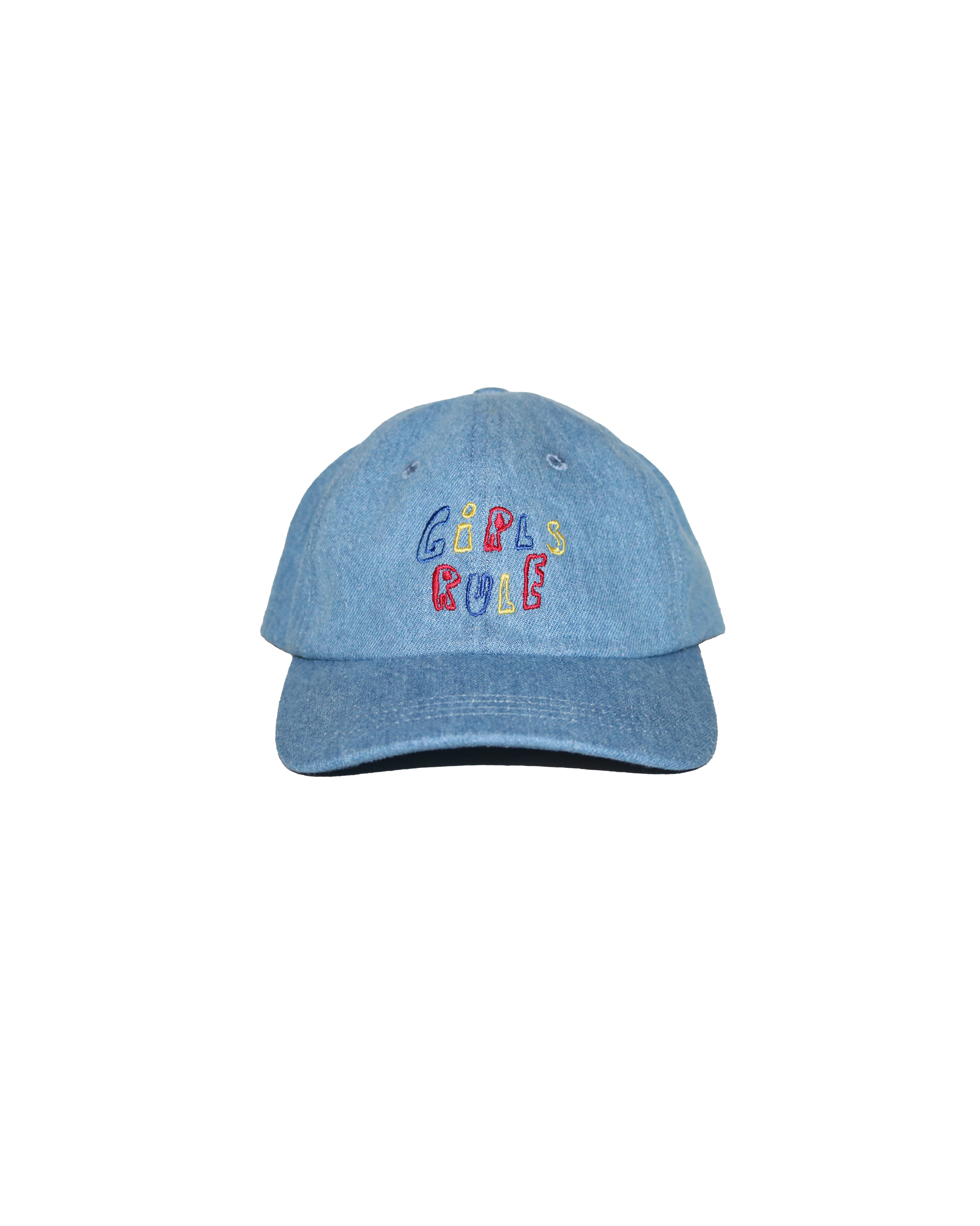 Girls Rule Denim Hat Kids Worldwide