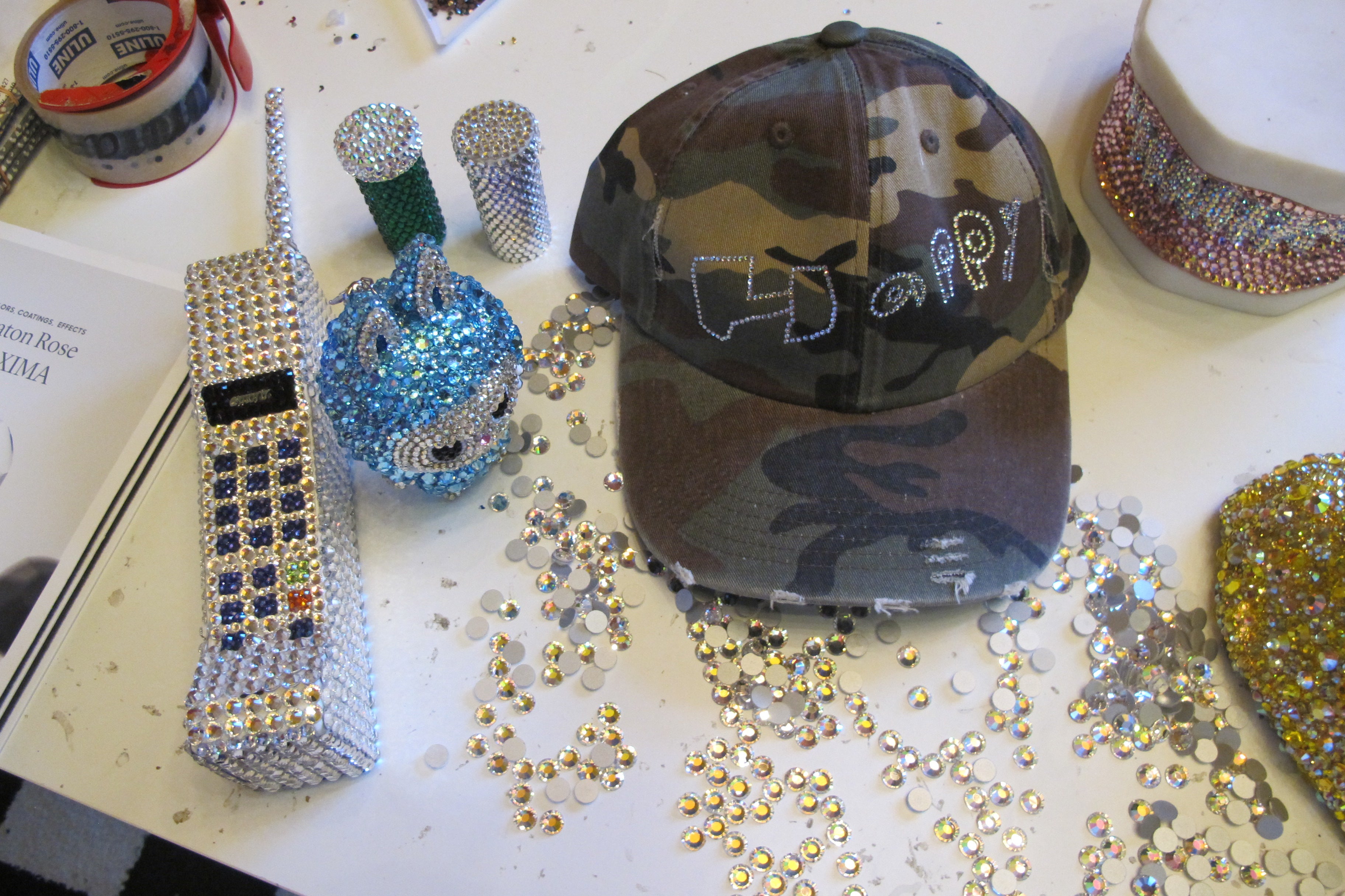 Crystal Happy Hat - Camo